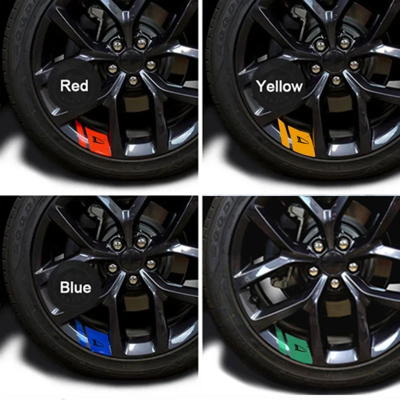 

6Pcs Car Wheel Sticker For Daihatsu Sirion Feroza Emblem Trevis Taft DR Copen Auto Accessories