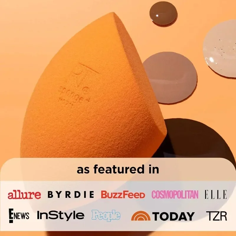 Foundation Streak-Free Professional Makeup Tool Free 4 Count Real Techniques Complexion Sponge Makeup Blender Liquid and Cream
