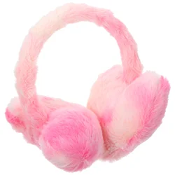 Warm Earmuff Fuzzy Ear Muff Heart Shape Ear Warmer Winter Pink Cute Earmuff Ear Cover For Women Kids Outdoor Ski Running