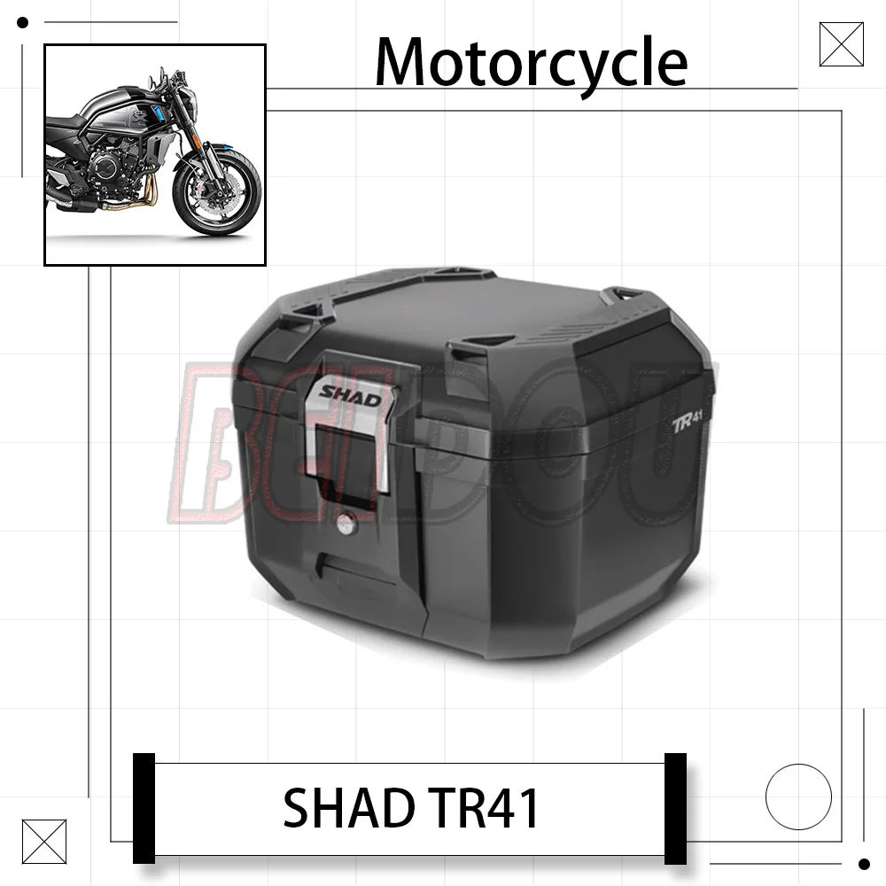 

Для мотоцикла SHAD TR41 хвостовой ящик алюминиевый чехол водонепроницаемый багажник большой емкости задний багажник