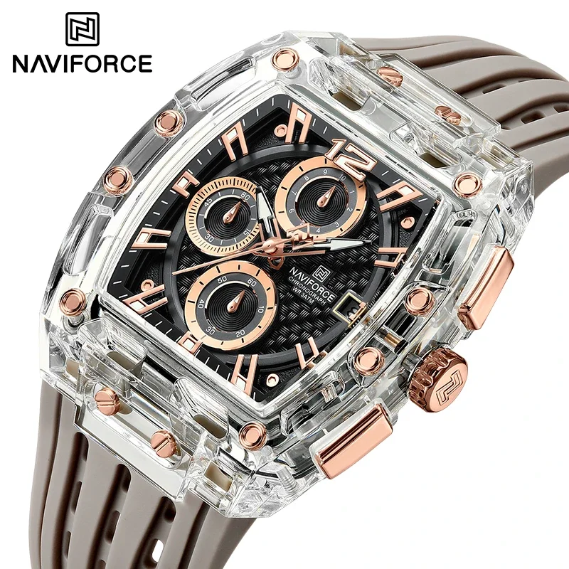 

NAVIFORCE Brand New Design Watches for Men Luxury Simple Popular Man 30M Water Resistant With Date Clock Wristwatch Reloj Hombre