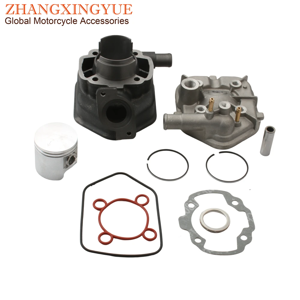 70cc 47mm Big Bore Cylinder Kit & Head For Peugeot Speedfight 2 50cc  Scooter 2T Engine Parts