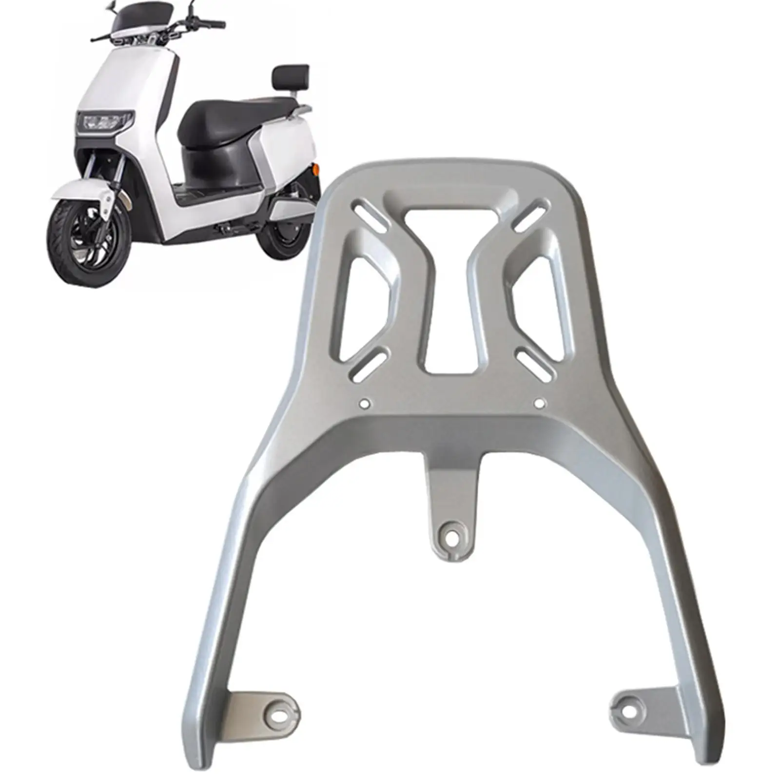 Motorcycle Rear Luggage Rack Motorbike Accessories Rainproof Backrest Storage Box Rack Frame Replacement Moto Support Bracket