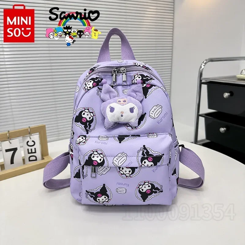 

Miniso Kulomi New Girls' Backpack 3D Cartoon Cute Girls Schoolbag Fashion Trend Children's Backpack Luxury Brand High Quality