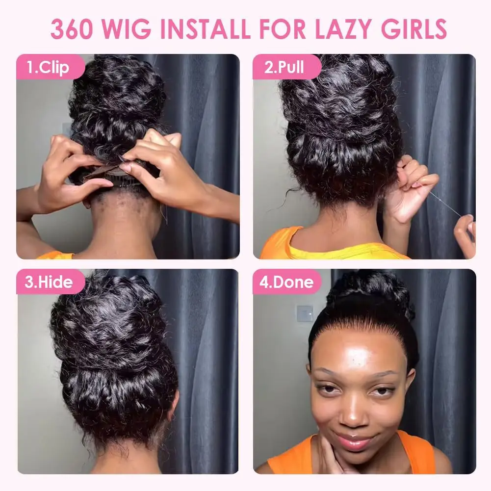 Lace Human Hair Wig, Lace Wig Real Human Hair with Natural Hair Look Hot Selling for European & American Women Market