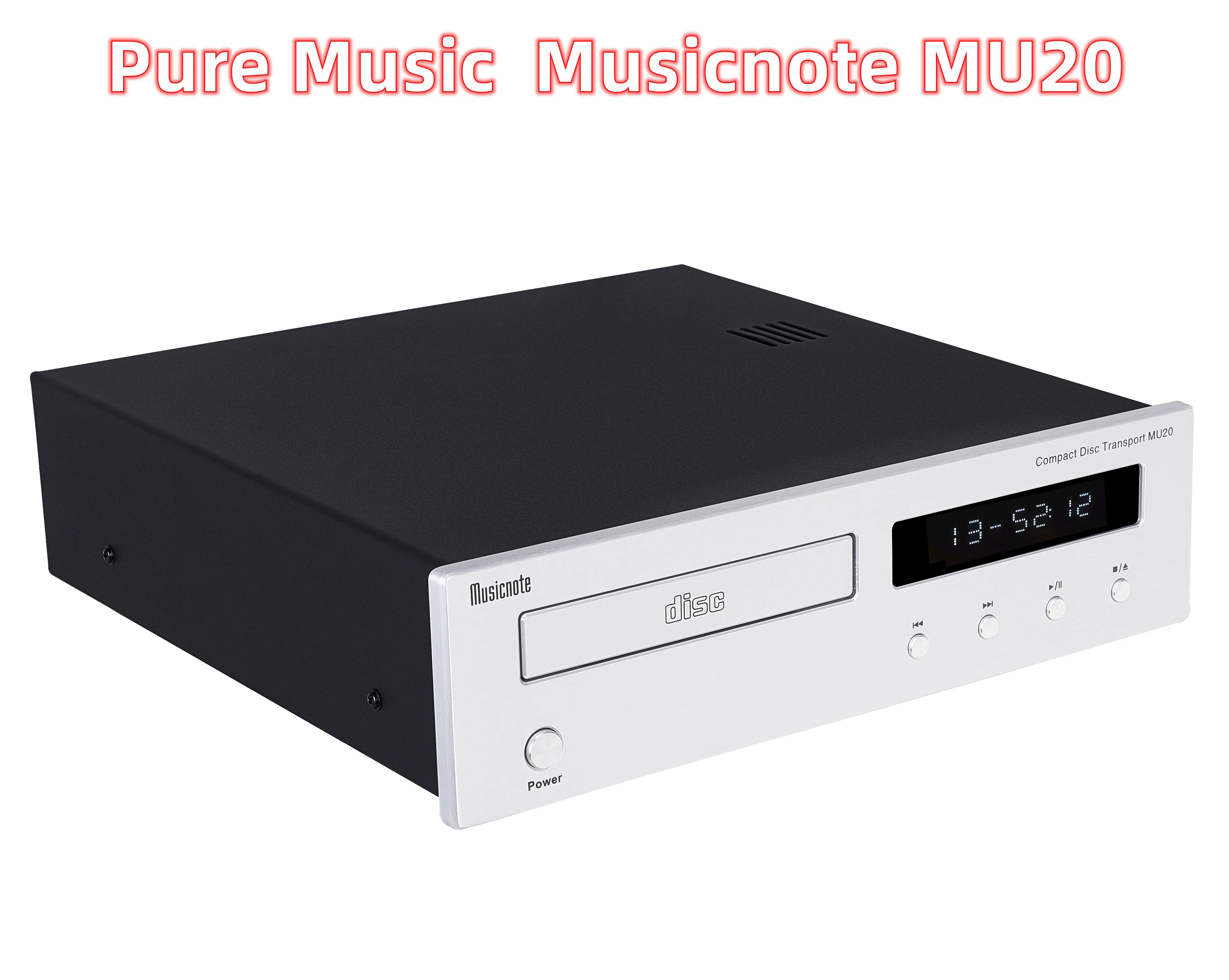 

Hot sale Pure Music MU20 Professional CD Only Digital Turntable Upgraded Version AES Coaxial Optical Output Ring Transformer