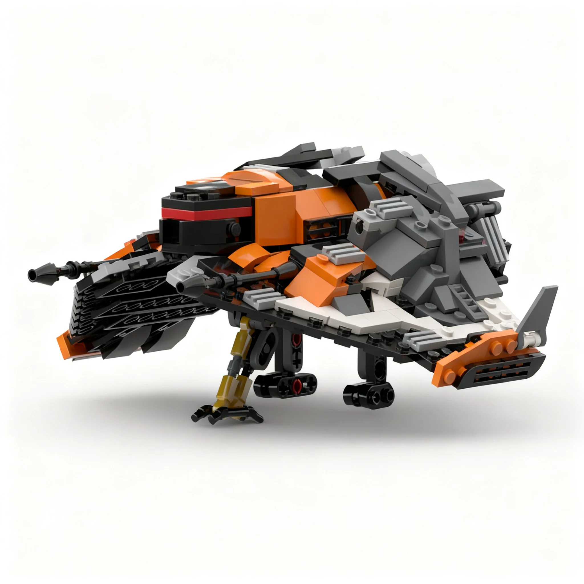 448pcs MOC No Man S Sky Sentinel Interceptor Model Building Blocks Toys Construction Christmas Gift Brick Idea Birthday DIY Kids view 2