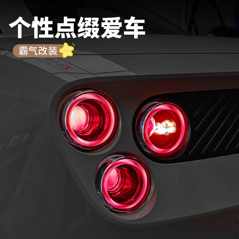 For  NIO Firefly Car Light Color Change Film Sticker Personalized Front Face Headmark Appearance Change Decoration