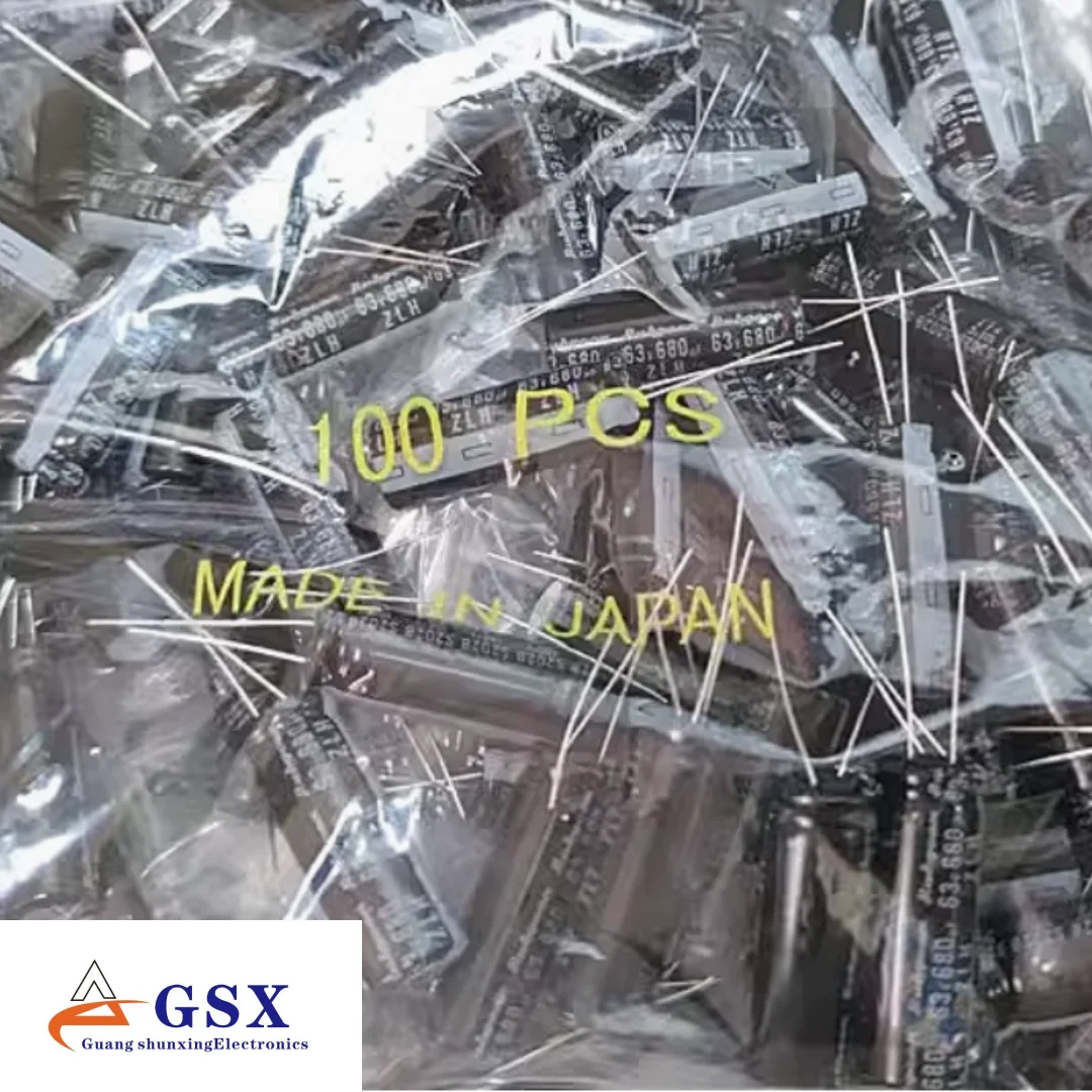 

Brand new original genuine imported aluminum electrolytic capacitor 63v680uf 12.5 * 35 ruby ZLH with long service life