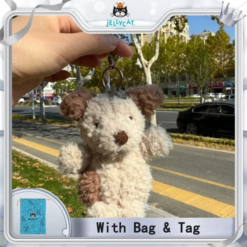 

JELLYCAT UK Fun Little Dog Cute Puppy Plush Toy Super Soft Small Doll Keychain Bag Charm Birthday Christmas Gift For Kids