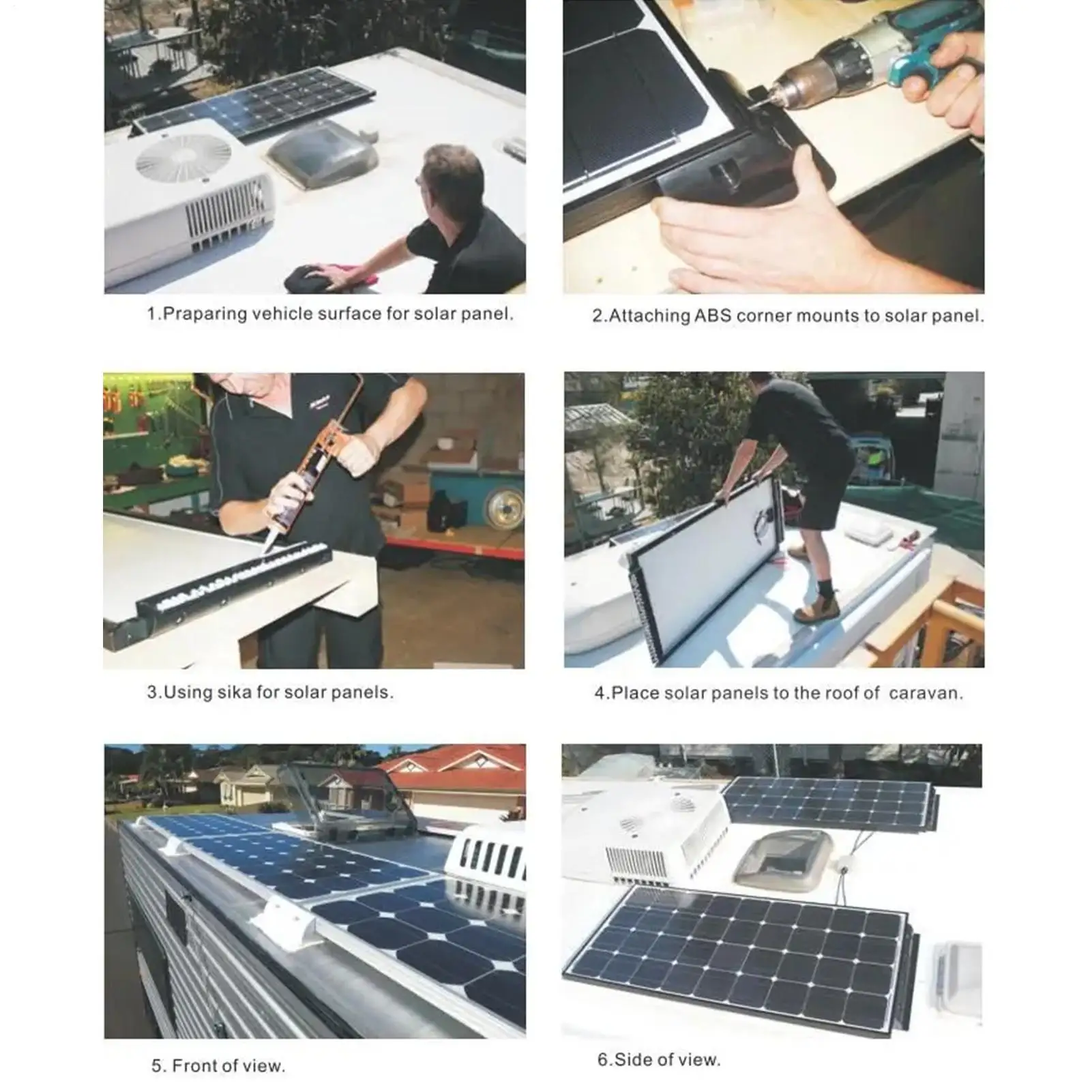 Solar Panel Brackets Caravan Accessories Solar Photovoltaic Panel Stand For Drivers Installers Dwellers Contractors Cabin Farm