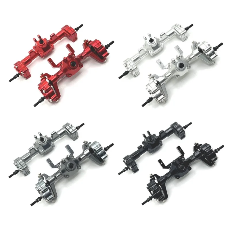 

Metal Upgrade Portal Axle Kit Front and Rear Axle Assembly RC Car Parts For FMS 1/24 FCX24 Xiaoqi Crusher Chevrolet K5