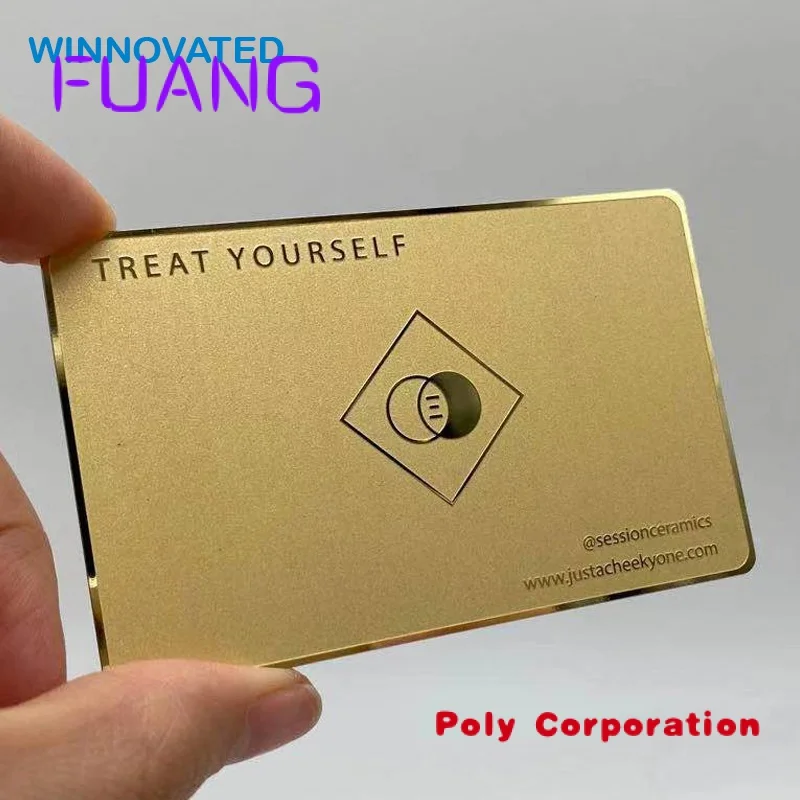 Custom  Membership Engraved Luxury Name Visiting Custom Metal Business Cards With Logo