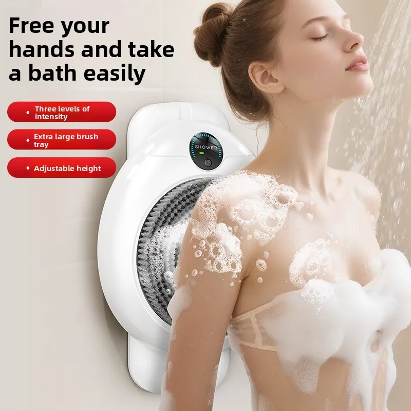 New wall-mounted automatic intelligent bathing machine, movable electric bath brush, back rub bath, multi-function