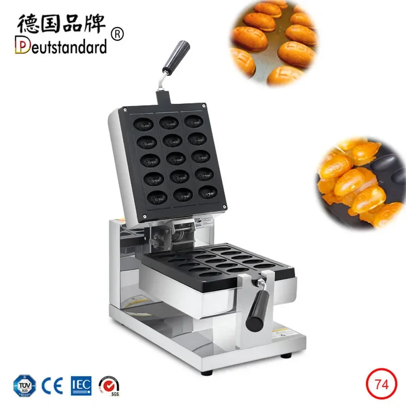 Popped pulp flowing heart chicken cake machineroast stuffed    Taiwan    machine waffle