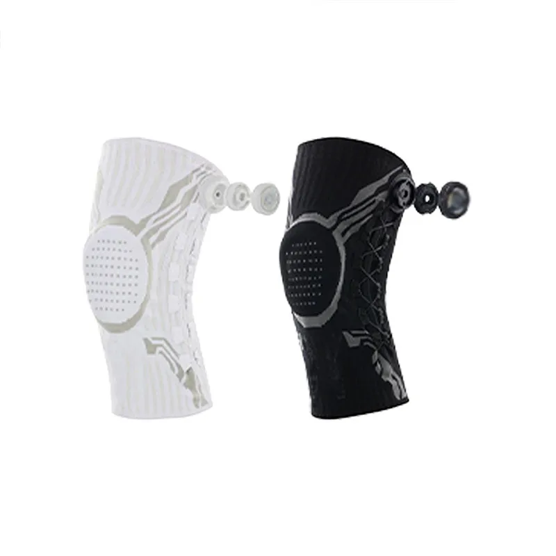 Smart Knob Knee Brace Patella Gel Pad Lateral Stabilizer Meniscus Basketball Football Sports Compression Fitness Unisex