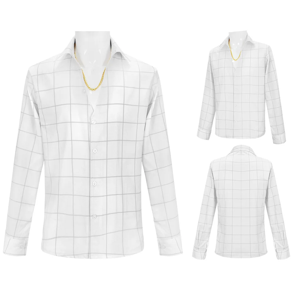 Anime Fantasia Demon Hunter of KPop Saja Boys Abby Cosplay T Shirt Clothing Disfraz Costume Men Halloween Carnival Party Clothes