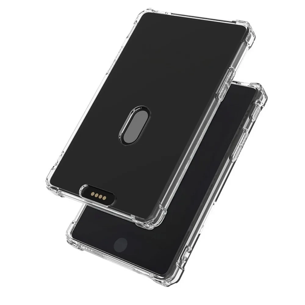 Funda Case For XTEINK X4 Pro E‑Book,4.3'', TPU Slim Shockproof Soft Transparent Cover with 4 Shockproof Airbags, Anti-Yellowing