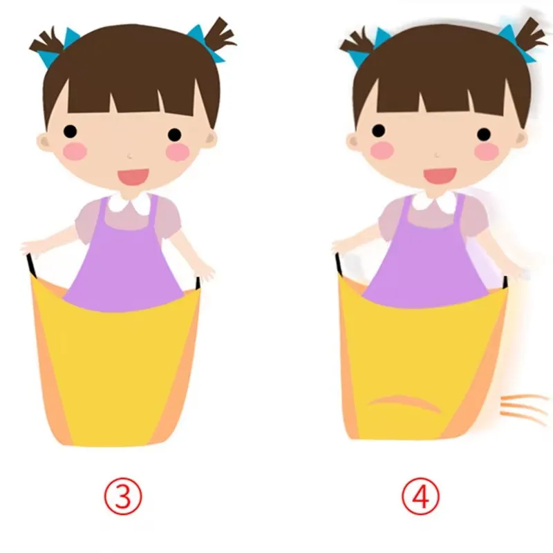 Bolsa de salto de canguro de 4 piezas para niños, juguetes para niños, juegos de cumpleaños, playa, salto, deportes, diversión familiar, jardín exterior, Camping, pasatiempos al aire libre