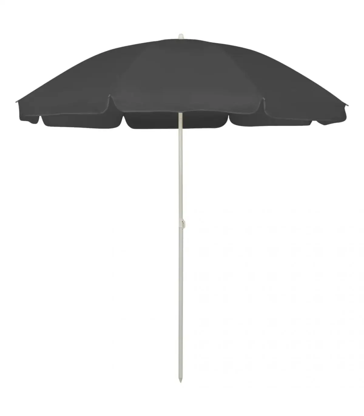 240 cm anthracite gray beach umbrella