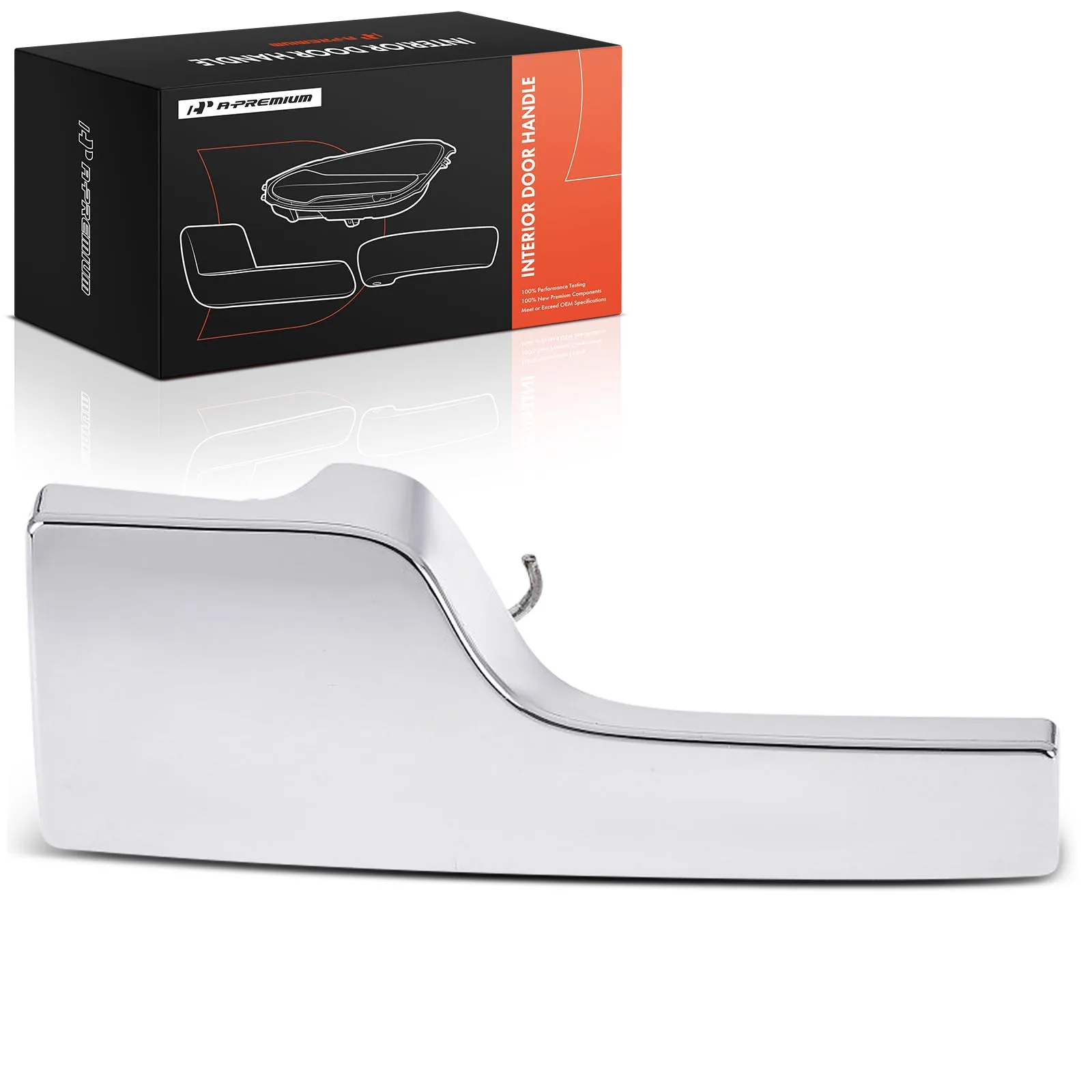 A-Premium Front or Rear Driver Side Chrome Interior Door Handle for Lincoln Navigator 2003-2006