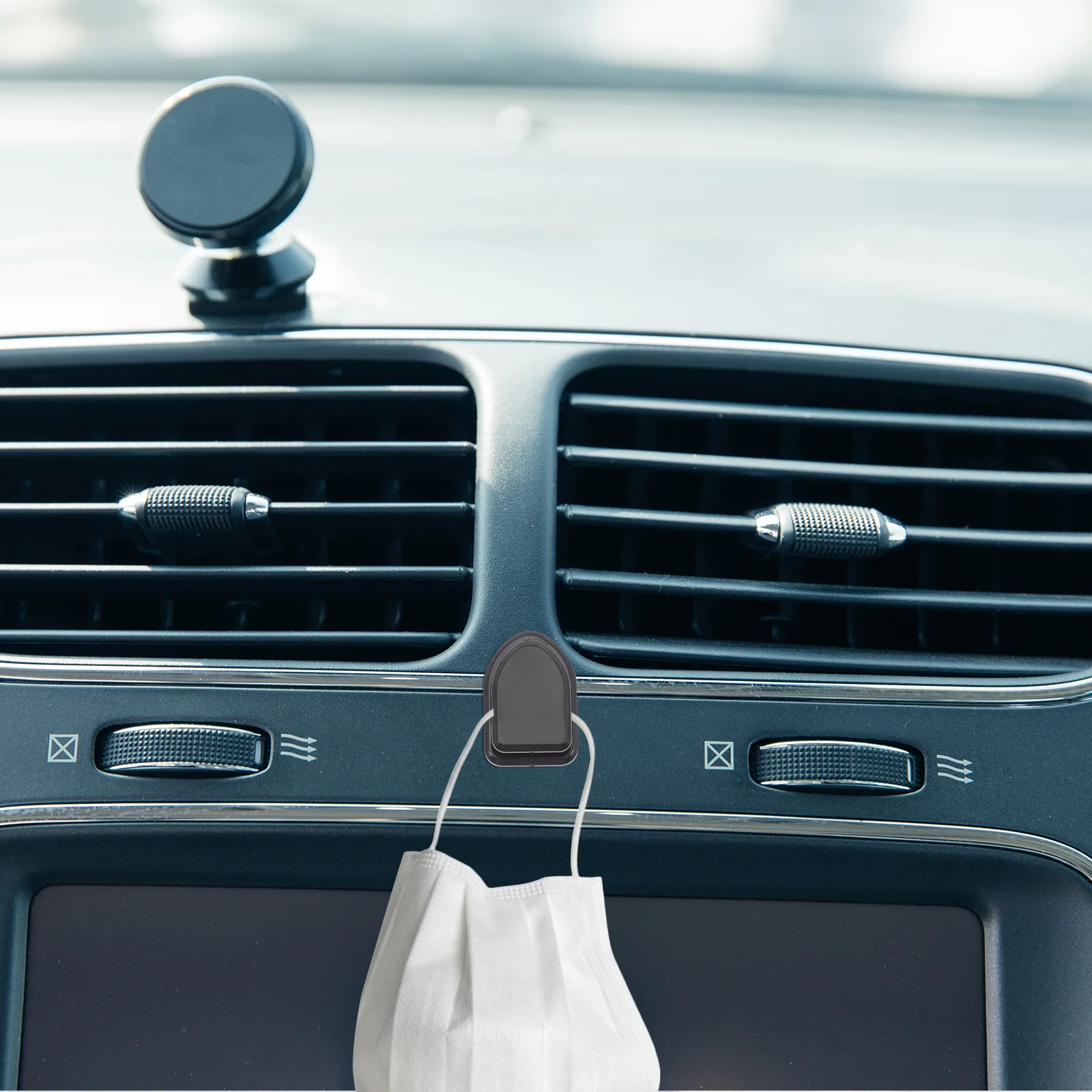 

15Pcs Car Hooks Adhesive Mini Hanging Hooks Multifunctional Storage Organizer Key Mask Cable Holder Vehicle Car Hook for Key