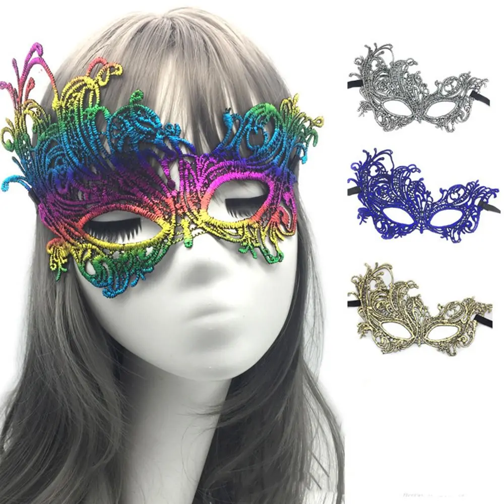 

Carnival Queen Cosplay Prom Props Costume Face Mask Masquerade Eye Mask Party Supplies Venice Mask Lace Masquerade Dance Masks