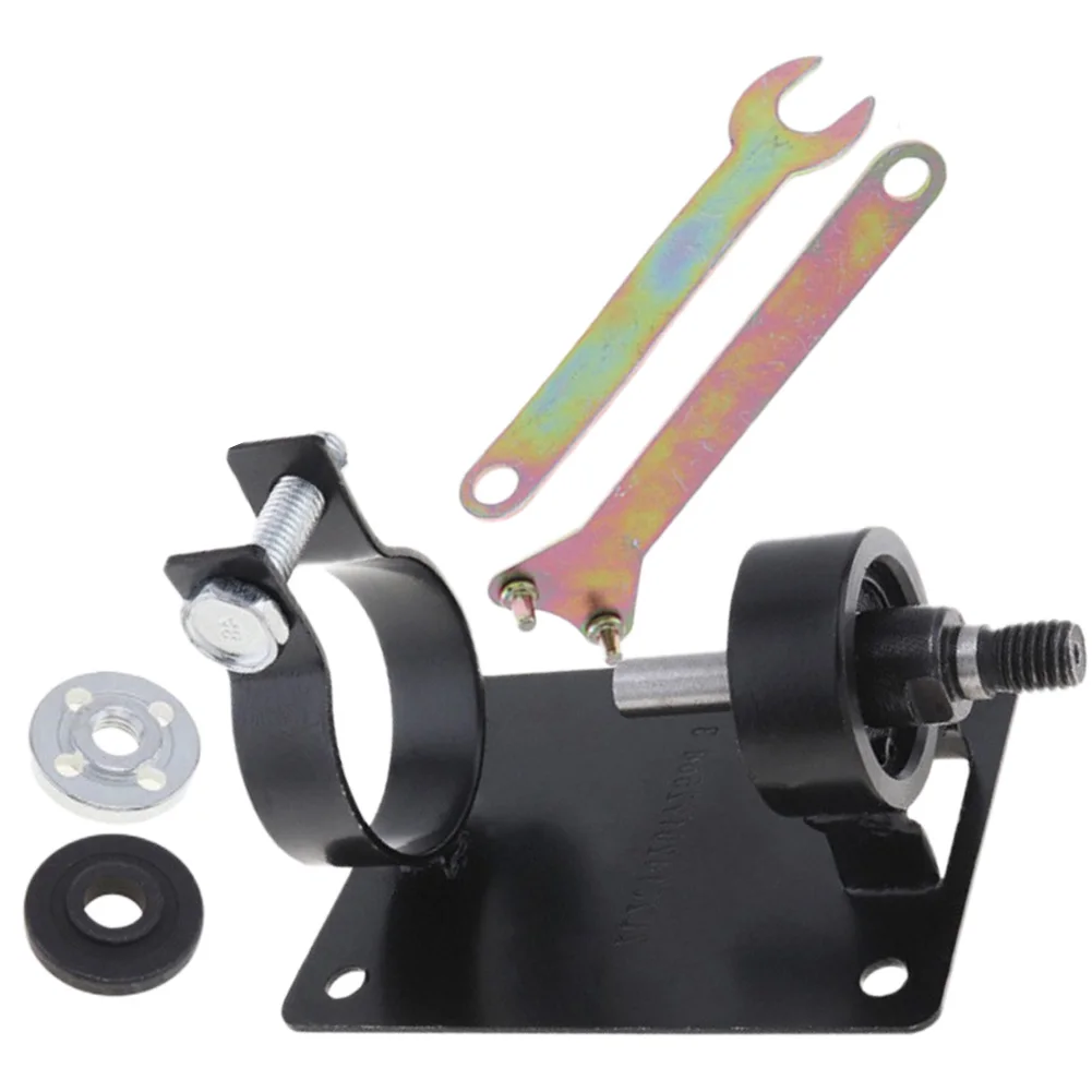 10mm Electric Drill Cutting Seat Stand Holder Set With 2 Wrenches And 2 Gaskets Electric Drill Cutting Seat Bracket Connection