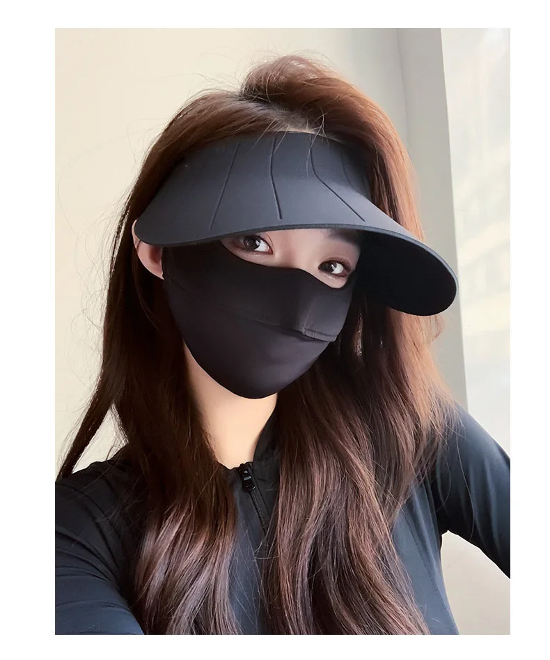 Spring And Summer Hats For Women Open-Top Cycling Hat Female Visor Casual Foldable Adjustable Sunhat New