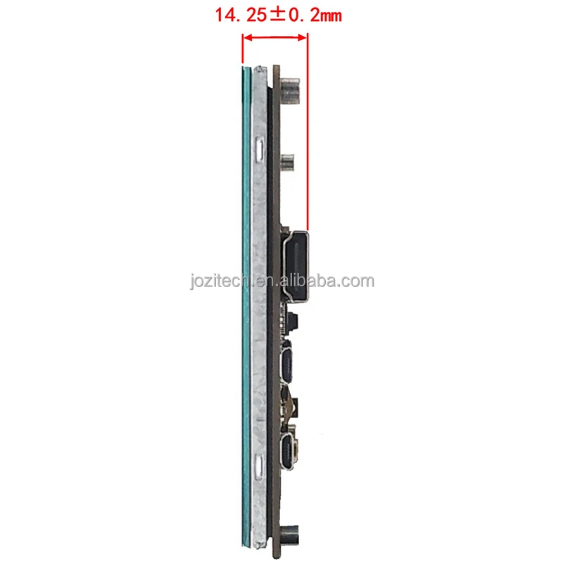 Supporto Raspberry Pi 3 Raspberry Pi 4 Display multi-touch da 7 pollici IPS 1024x600 Touch screen capacitivo da 7 pollici LCD (H) con 2 supporti