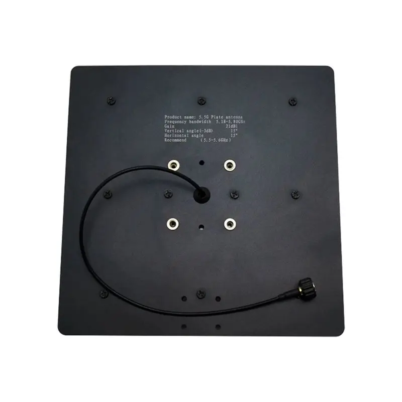 B78B-2X 5.5Ghz 21Dbi Directional Antenna 5180-5800Mhz Patch Antenna For HM30 SOLO VTX RC AAT Wireless Technology,A