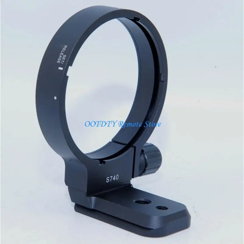 

DXAB Metal Tripod Collar Lens Support Collar with 1/4 3/8 Srew Holes for S740 for Photography Lovers