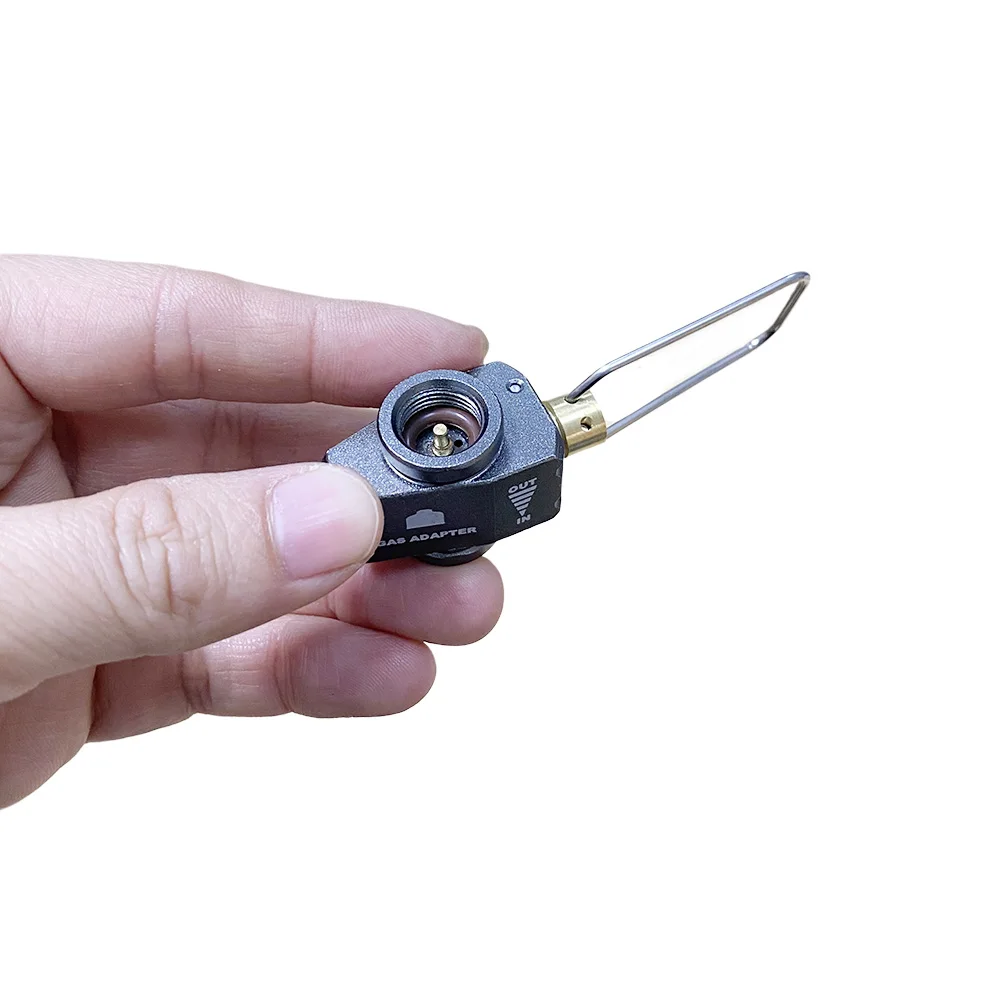 موقد للتخييم البروبان عبوة محول موقد غاز محول تعبئة الغاز البيوتان اسطوانة خزان غاز البترول المسال التوقف معدات التخييم