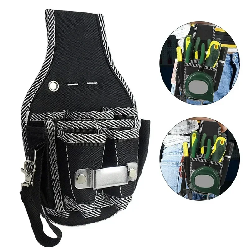 Multifunctional Tool Bag Canvas Tool Belt Pocket Pouch Bag Electrician Waist Pocket Case Screwdriver Kit Holder Tool Bag