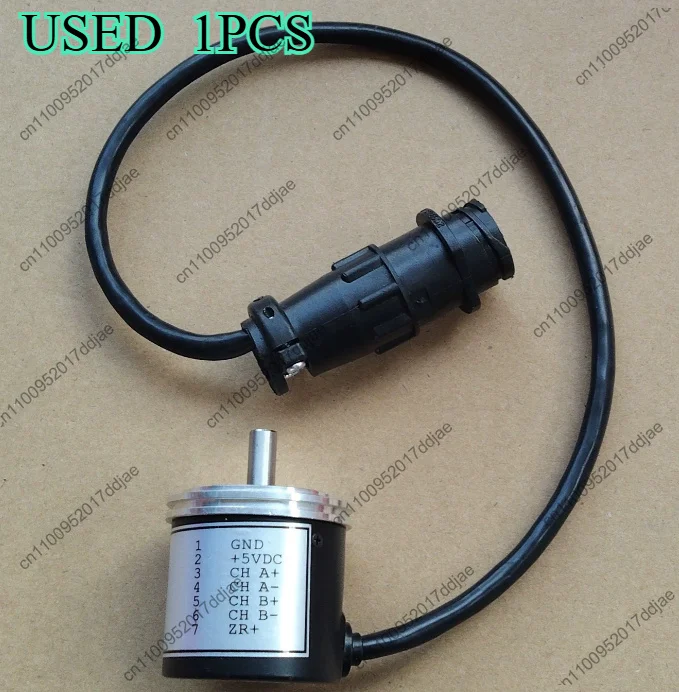 Encoder 17550001 153/121-250-11uf, 5v power supply, with 7-pin aviation plug, actual photo