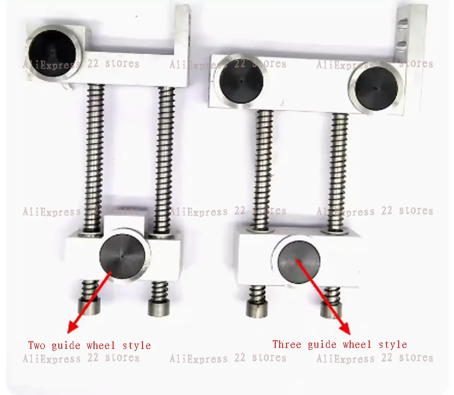 EDM Molybdenum Wire Tightness Regulator Two/Three Guide Wheel Aluminum Type For CNC Wire Cut Machine