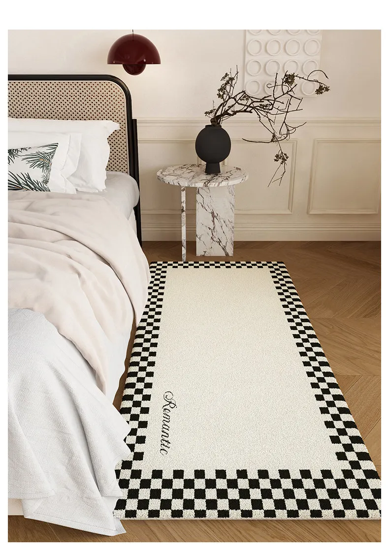 Carpet Bedroom Bedside Blanket Living Room Thickened Sofa Coffee Table Blanket Imitation Cashmere Bedside Machine Washable