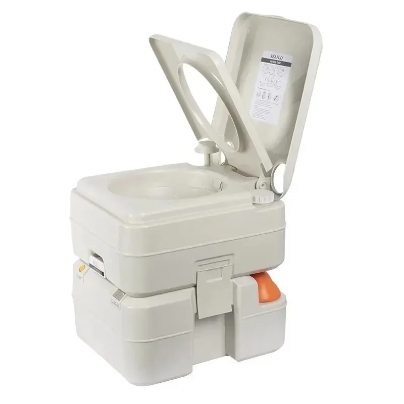 Upgrade Outdoor Camping Mobile Portable Toilet RV Boat Flush Elderly Potty Chair Deodorant Seat Potty