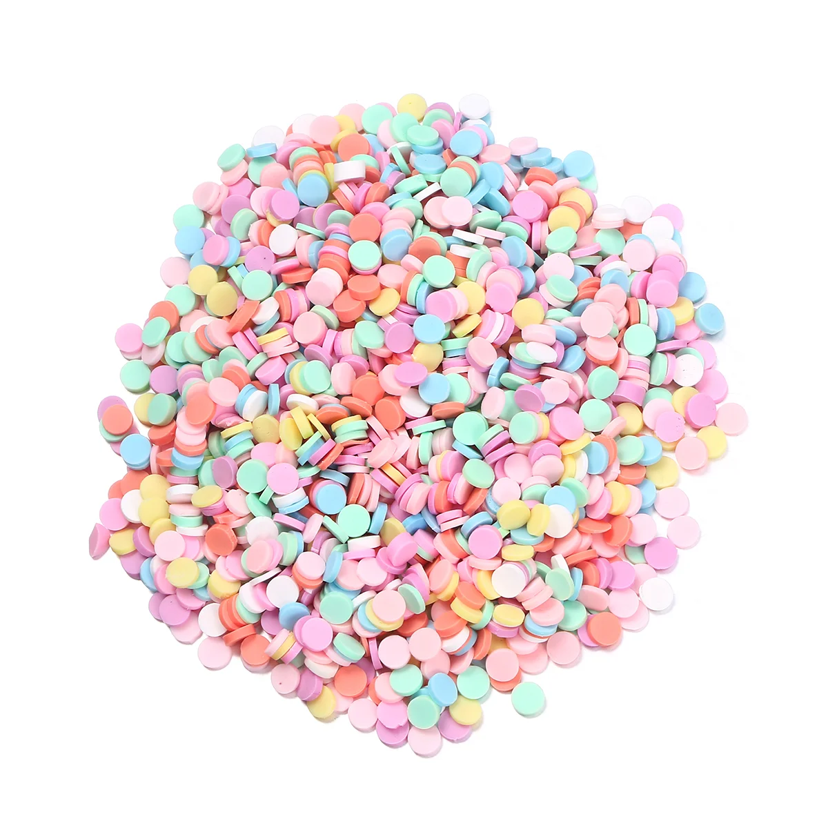 

100 G/Pack Sprinkles Polymer Clay DIY Supplies Round Scrapbook Decoration Phone Case Assceeories