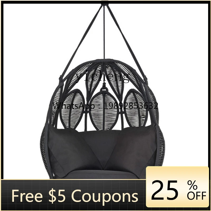 

Bird's Nest Glider Swing Basket Rattan Chair Cradle Balcony Single Large Hammock