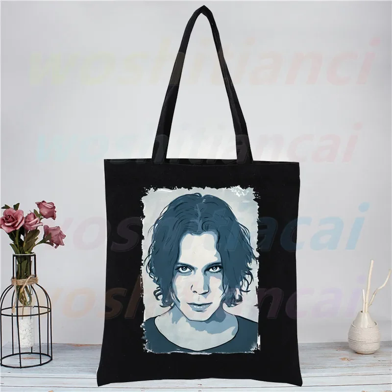 Him Ville Valo Women Shopping Canvas Bag Female Girl Tote Eco Harajuku Shopper Shoulder Bags,Drop Ship