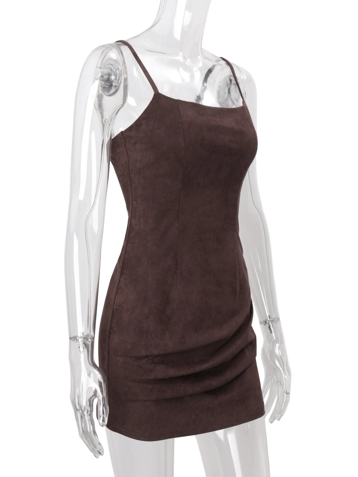 SsTss Sexy Spaghetti Strap Mini Dress Solid U Neck Sleeveless Backless Slim Bodycon Short Night Club Party Dress Women Clothing