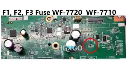 SMD Fuse F for E-pson WF-7720 WF7710 F1 F2 F3 WF-7610 WF7620 WF-2750 ET-2650 F1 Fuse on Mainboard