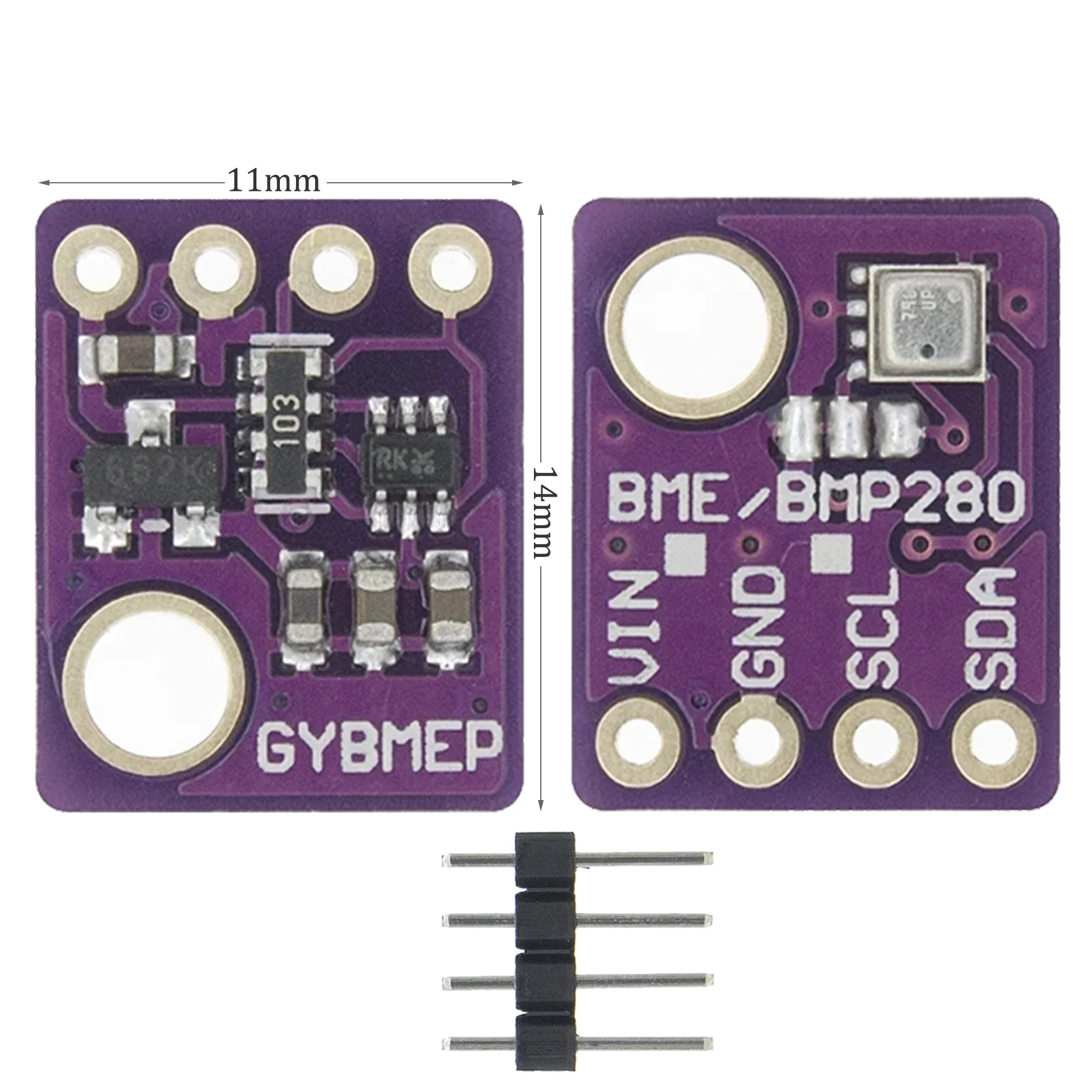BME280 capteur numérique température humidité capteur de pression barométrique Module I2C SPI 1.8-5V GY-BME280 BME280-5V