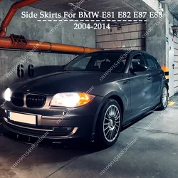 For BMW 1 Series E81 E82 E87 E88 2004-2014 2.2m 6pcs Universal Side Skirts Diffusers Splitter Side Extension Panels Bodykits