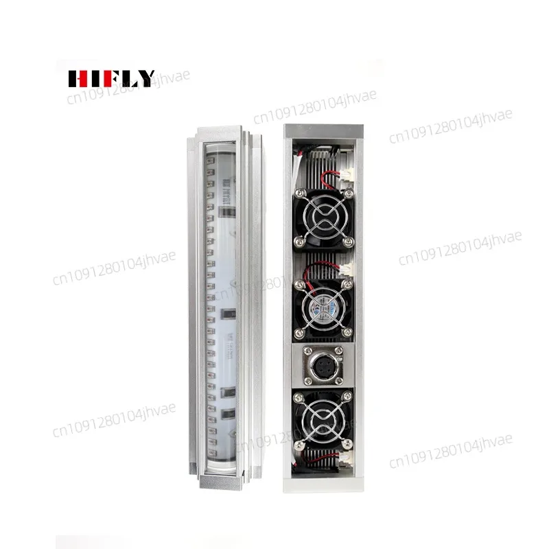 المهنية LED آلة الرؤية الخفيفة الترا عالية الطاقة 300*22 مللي متر RGB خط مسح الضوء لسرعة عالية على خط الإضاءة تيار مستمر الطاقة