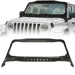 Windshield Frame Cover Roof Visor Cowl Combo for Jeep Wrangler 2018-2024 JL