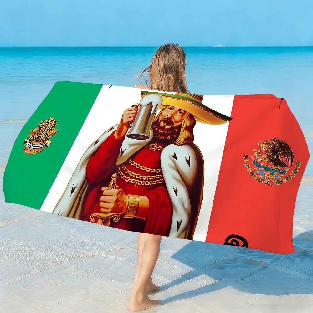 Brand H-Hertog Beer J-Jan-S Towel Soft Lightweight Anti-Sand Large Beach Towel Quick-Drying Bath Sports Family