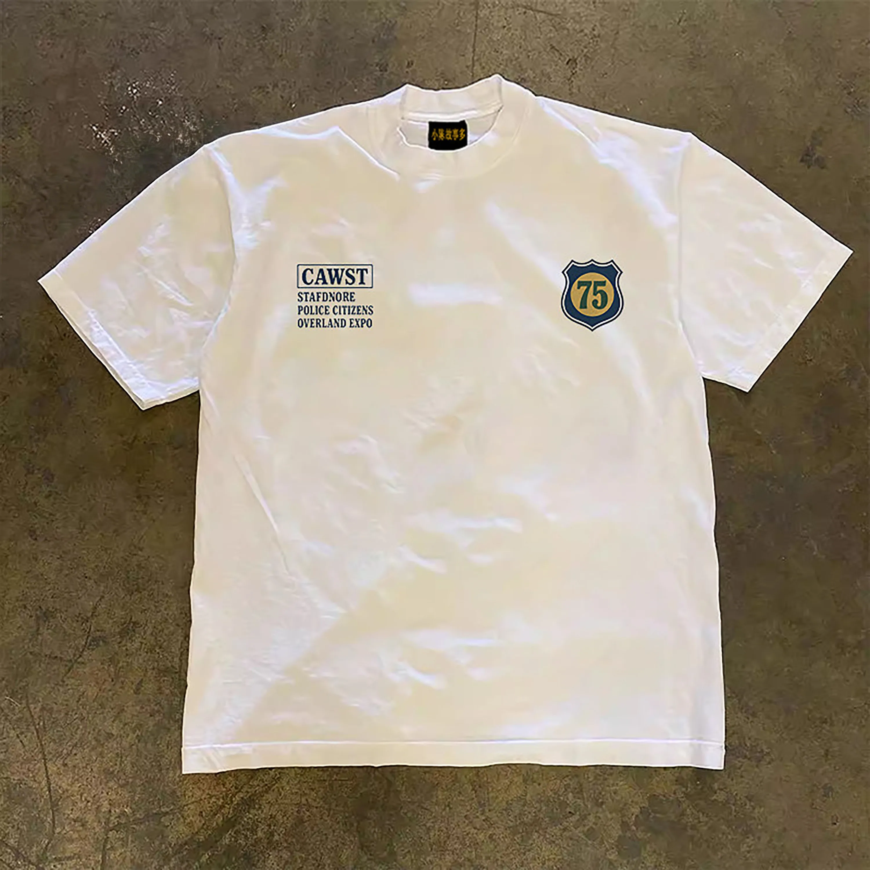 Pure Cotton Short Sleeve T-Shirt Double Thread Loose Fit Unisex Summer Breathable Casual Retro American Style 3A260g