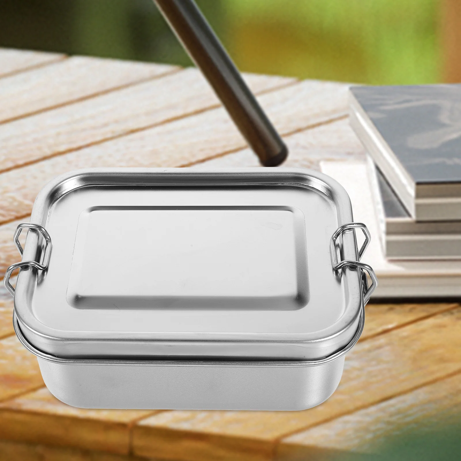 Stainless Steel Lunch Box Bento Holder Students Container Food Containers Breakfast Sealing